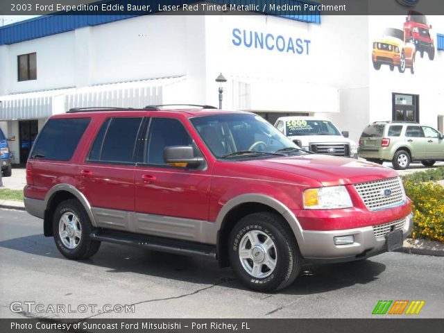 2003 Ford Expedition Eddie Bauer in Laser Red Tinted Metallic