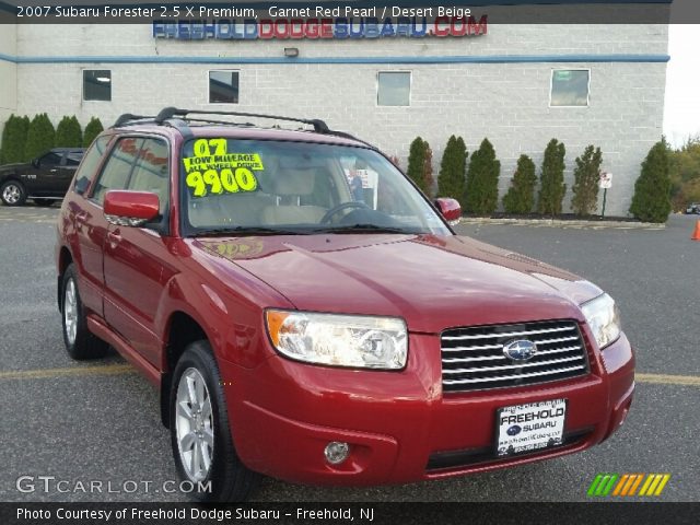 2007 Subaru Forester 2.5 X Premium in Garnet Red Pearl