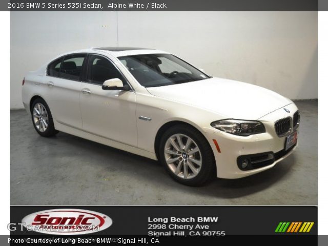 2016 BMW 5 Series 535i Sedan in Alpine White