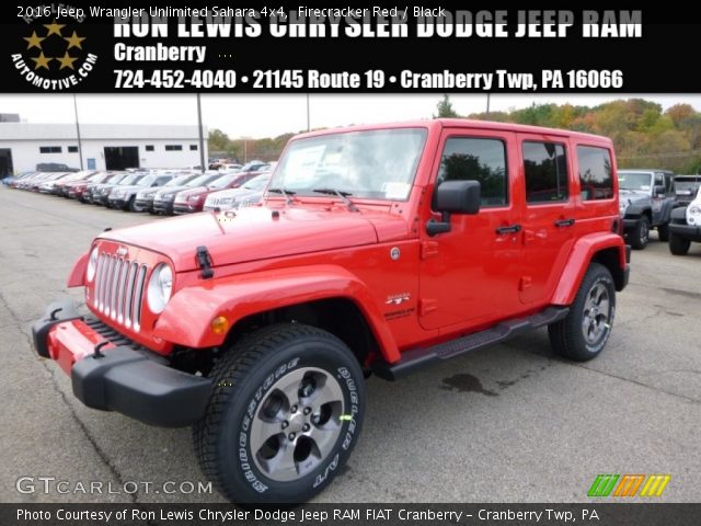 2016 Jeep Wrangler Unlimited Sahara 4x4 in Firecracker Red