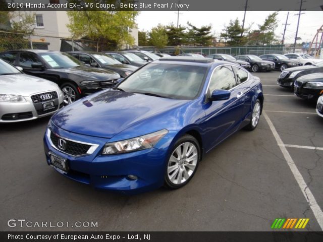 2010 Honda Accord EX-L V6 Coupe in Belize Blue Pearl