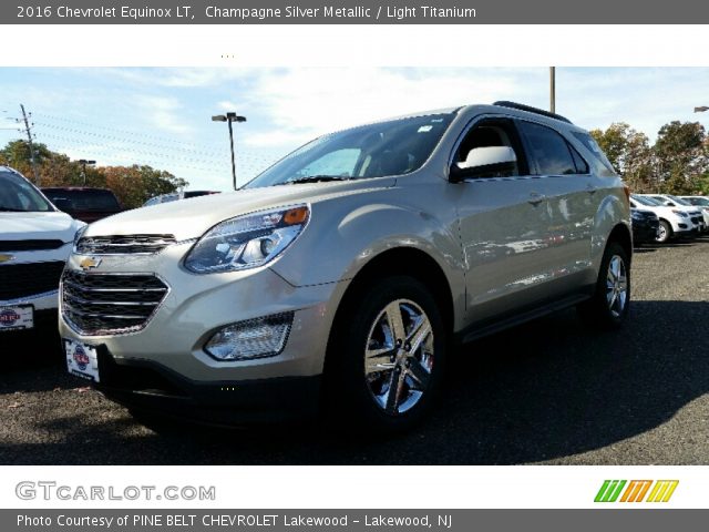 2016 Chevrolet Equinox LT in Champagne Silver Metallic