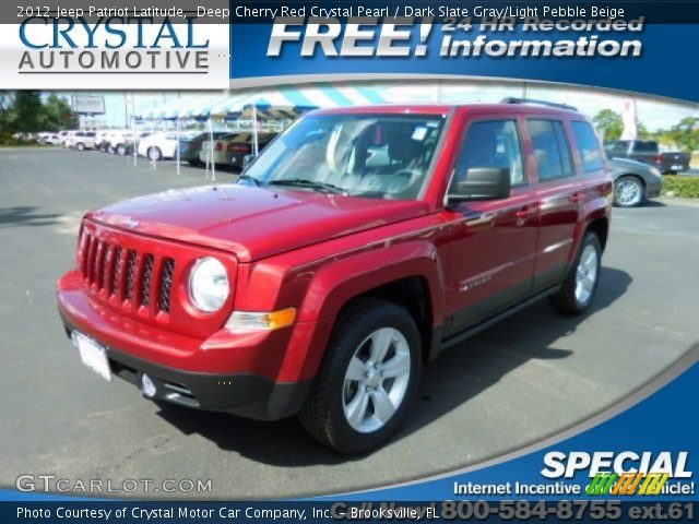 2012 Jeep Patriot Latitude in Deep Cherry Red Crystal Pearl