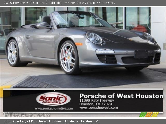2010 Porsche 911 Carrera S Cabriolet in Meteor Grey Metallic