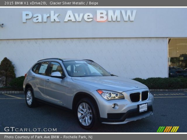 2015 BMW X1 xDrive28i in Glacier Silver Metallic