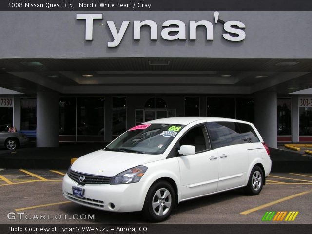 2008 Nissan Quest 3.5 in Nordic White Pearl