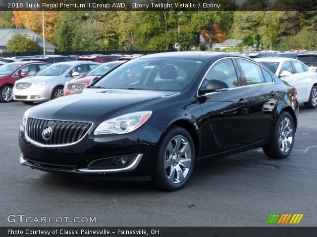 2016 Buick Regal Premium II Group AWD in Ebony Twilight Metallic