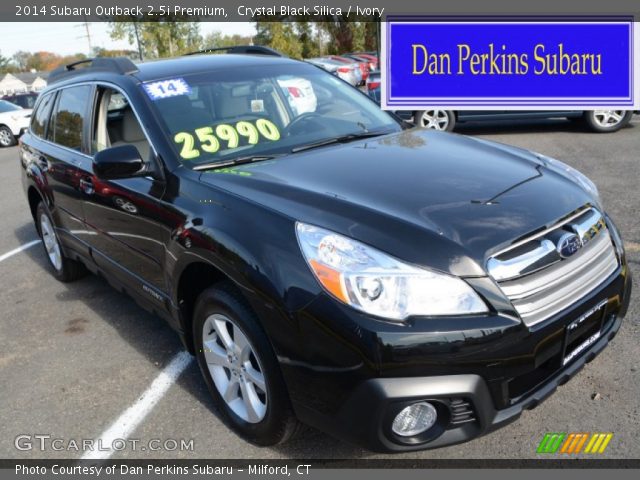 2014 Subaru Outback 2.5i Premium in Crystal Black Silica