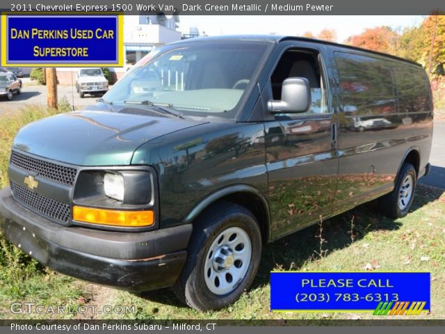 2011 Chevrolet Express 1500 Work Van in Dark Green Metallic