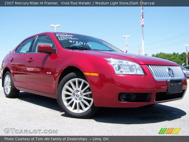 2007 Mercury Milan I4 Premier in Vivid Red Metallic