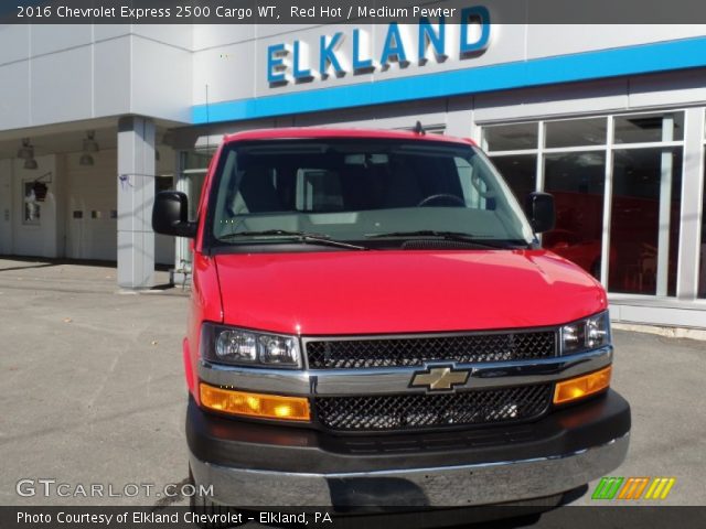 2016 Chevrolet Express 2500 Cargo WT in Red Hot