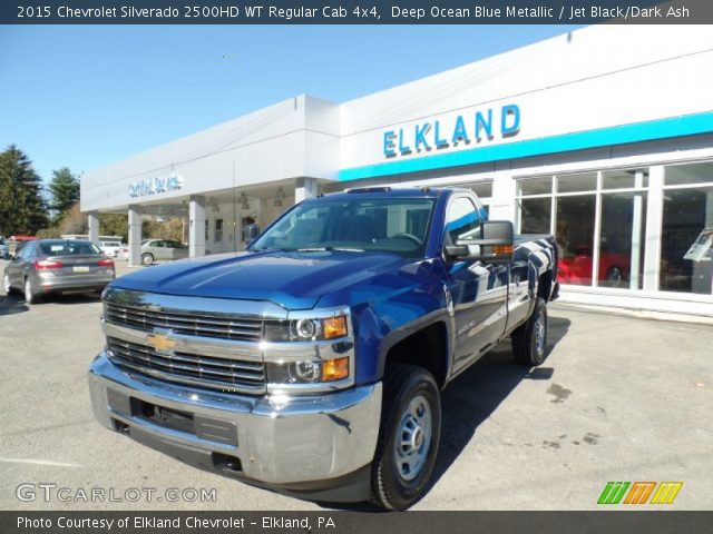 2015 Chevrolet Silverado 2500HD WT Regular Cab 4x4 in Deep Ocean Blue Metallic
