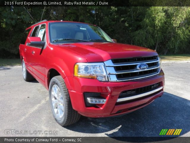 2016 Ford Expedition EL Limited in Ruby Red Metallic