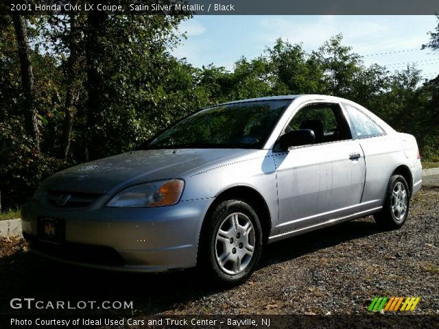 2001 Honda Civic LX Coupe in Satin Silver Metallic