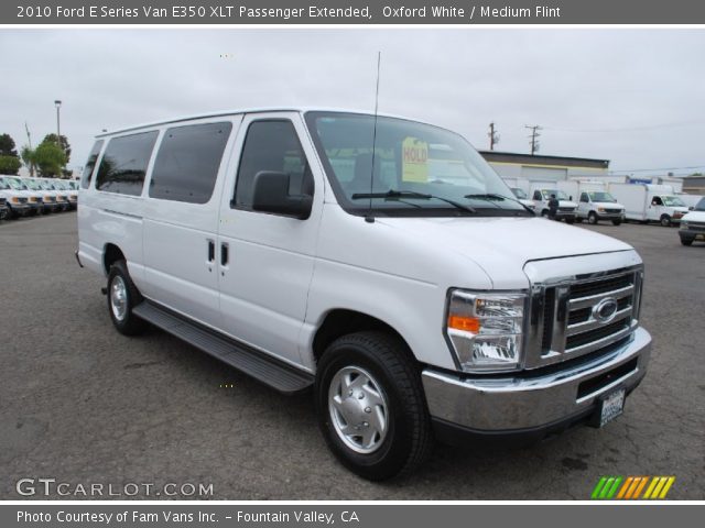 2010 Ford E Series Van E350 XLT Passenger Extended in Oxford White