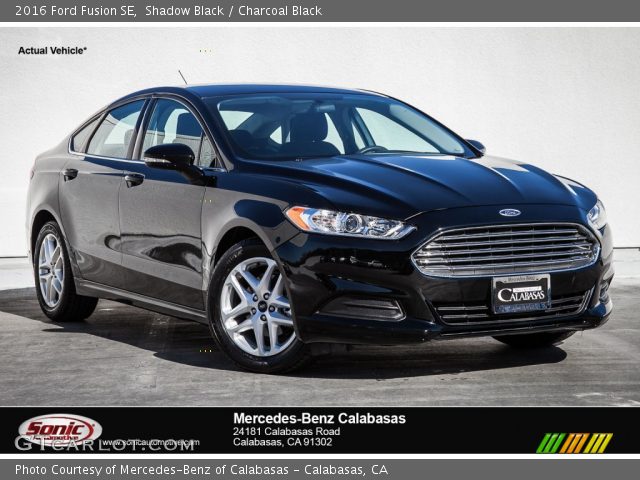 2016 Ford Fusion SE in Shadow Black