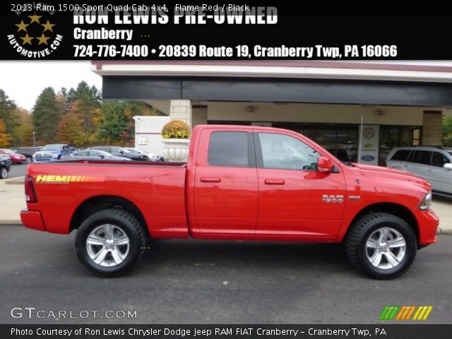 2013 Ram 1500 Sport Quad Cab 4x4 in Flame Red