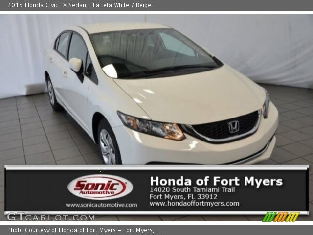2015 Honda Civic LX Sedan in Taffeta White