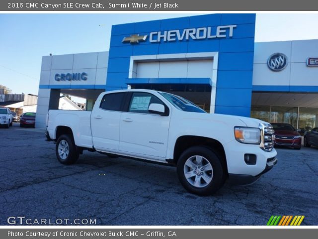 2016 GMC Canyon SLE Crew Cab in Summit White