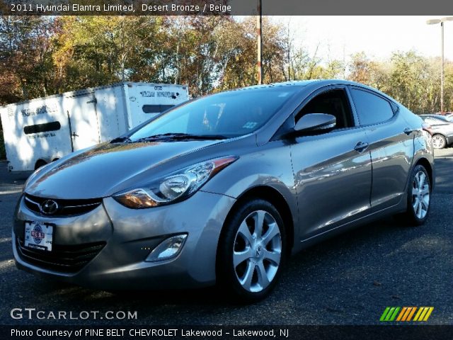 2011 Hyundai Elantra Limited in Desert Bronze