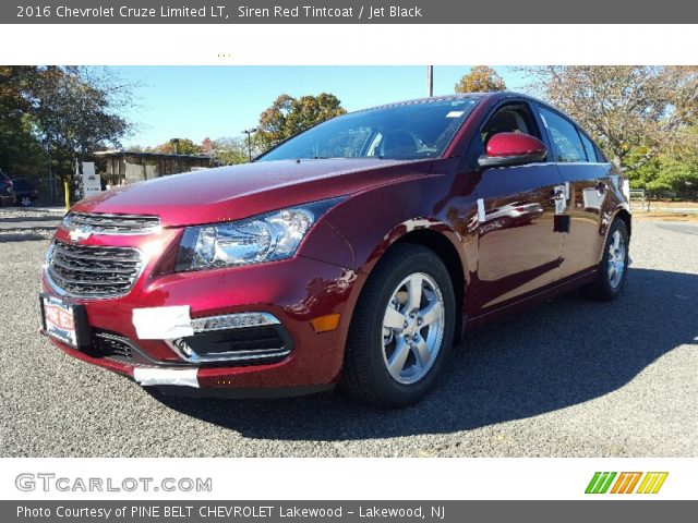 2016 Chevrolet Cruze Limited LT in Siren Red Tintcoat