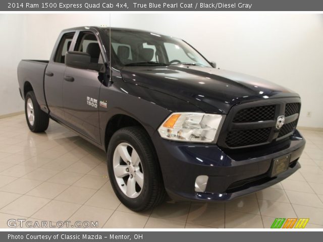 2014 Ram 1500 Express Quad Cab 4x4 in True Blue Pearl Coat