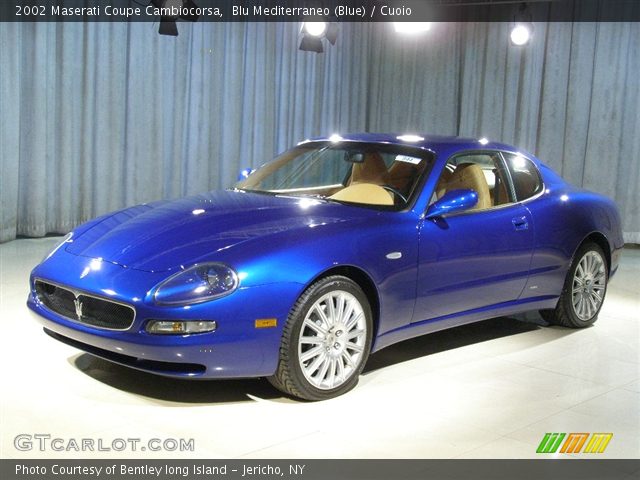 2002 Maserati Coupe Cambiocorsa in Blu Mediterraneo (Blue)