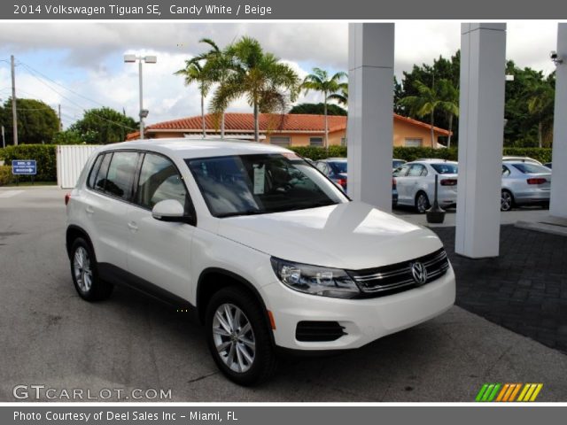 2014 Volkswagen Tiguan SE in Candy White