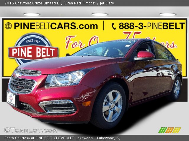 2016 Chevrolet Cruze Limited LT in Siren Red Tintcoat