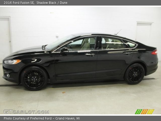 2016 Ford Fusion SE in Shadow Black