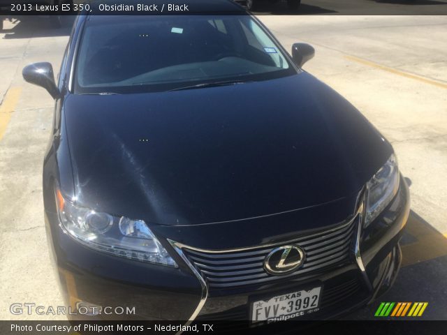 2013 Lexus ES 350 in Obsidian Black