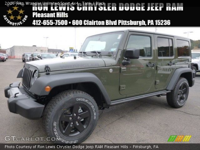 2016 Jeep Wrangler Unlimited Sport 4x4 in Tank