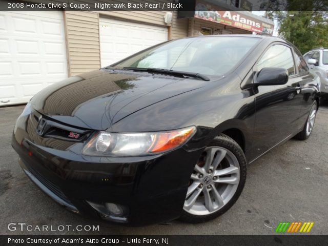 2008 Honda Civic Si Coupe in Nighthawk Black Pearl