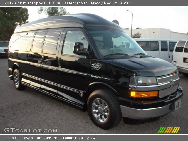 2012 Chevrolet Express LT 3500 Passenger Van in Black