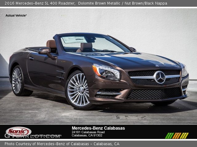 2016 Mercedes-Benz SL 400 Roadster in Dolomite Brown Metallic