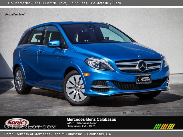 2015 Mercedes-Benz B Electric Drive in South Seas Blue Metallic