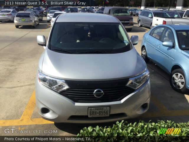 2013 Nissan Quest 3.5 S in Brilliant Silver