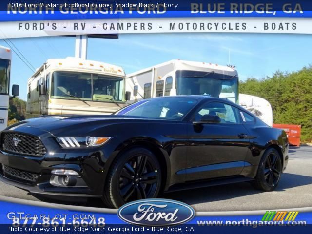 2016 Ford Mustang EcoBoost Coupe in Shadow Black