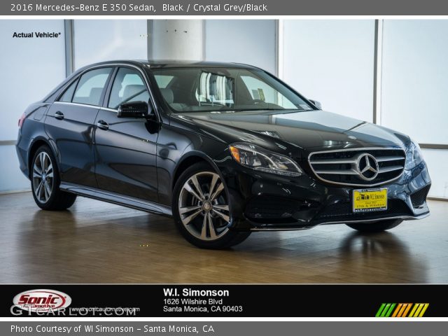 2016 Mercedes-Benz E 350 Sedan in Black