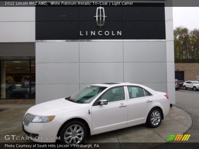 2012 Lincoln MKZ AWD in White Platinum Metallic Tri-Coat