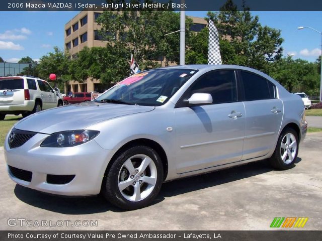 2006 Mazda MAZDA3 i Sedan in Sunlight Silver Metallic