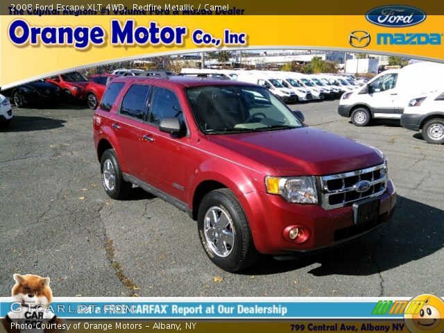 2008 Ford Escape XLT 4WD in Redfire Metallic