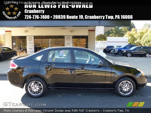 2010 Ford Focus SE Sedan in Ebony Black