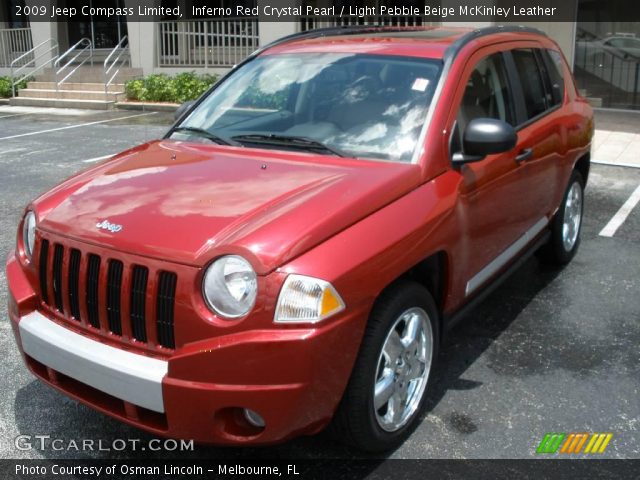 2009 Jeep Compass Limited in Inferno Red Crystal Pearl