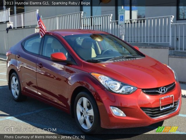 2013 Hyundai Elantra GLS in Sparkling Ruby