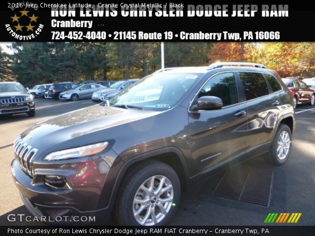 2016 Jeep Cherokee Latitude in Granite Crystal Metallic