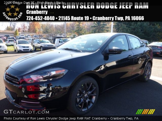 2016 Dodge Dart SE in Pitch Black