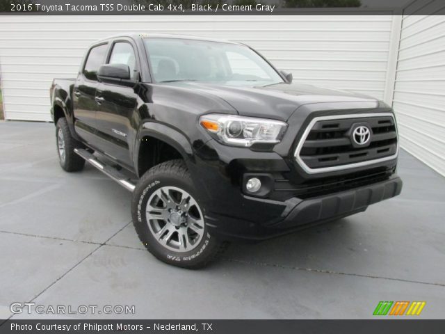 2016 Toyota Tacoma TSS Double Cab 4x4 in Black