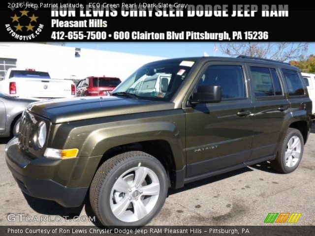 2016 Jeep Patriot Latitude in ECO Green Pearl