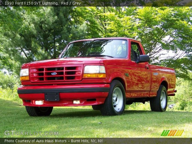 1993 Ford F150 SVT Lightning in Red